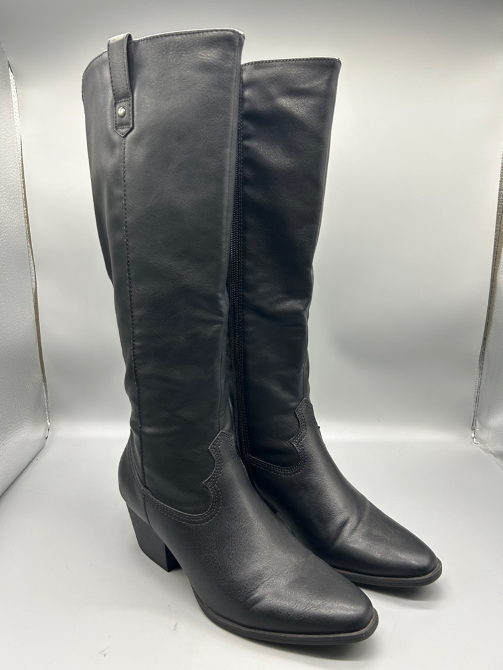 Like New! Frye and Co. Womens Selah Stacked Heel Cowboy Boots size 9M